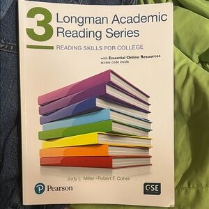 Pearson Longman Academic Reading Series 3 with Colorful Stack Design